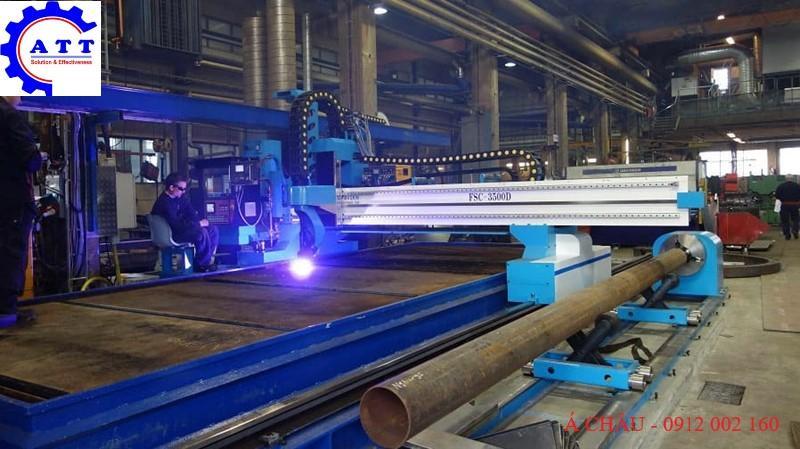 MÁY CẮT TÔN TẤM PLASMA CNC hãng AMG 4 series