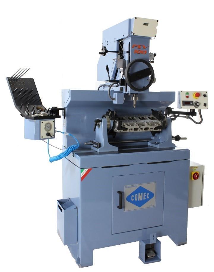 Máy doa miệng supap FSV100 và FSV120 Comec - Italia