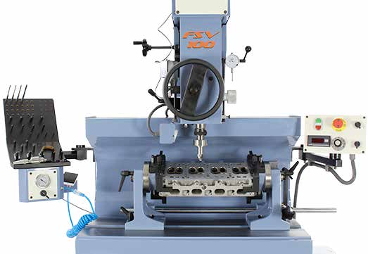 Máy doa miệng supap FSV100 và FSV120 Comec - Italia