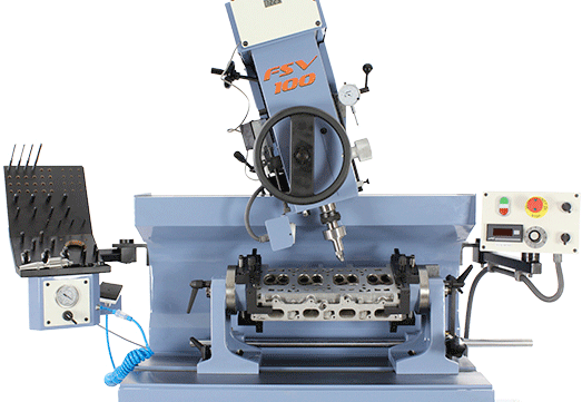 Máy doa miệng supap FSV100 và FSV120 Comec - Italia